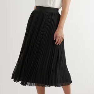 Quince Chiffon Pleated Midi Skirt